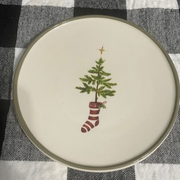 Set of 4 Grassland Roads Tidbit Dishes/Plates Winter Scene - Picture 2 of 6